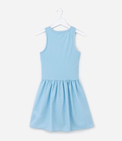 Vestido Infantil sin Manga en Rib - Talle 5 a 14 años 3