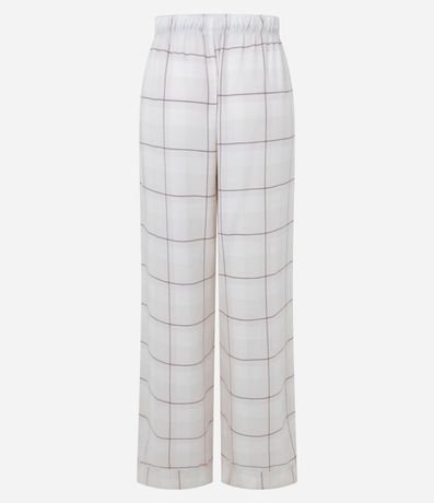 Pantalón de Pijama en Franela de Cuadros 6
