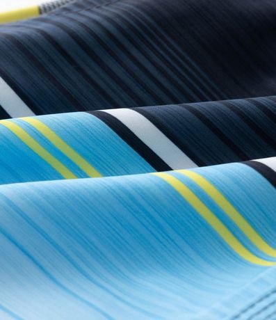 Bermuda Infantil de Baño con Estampa de Rayas -Talle 5 a 14 años 3