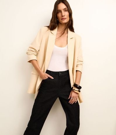 Pantalón Recto Jeans con Elastano 2