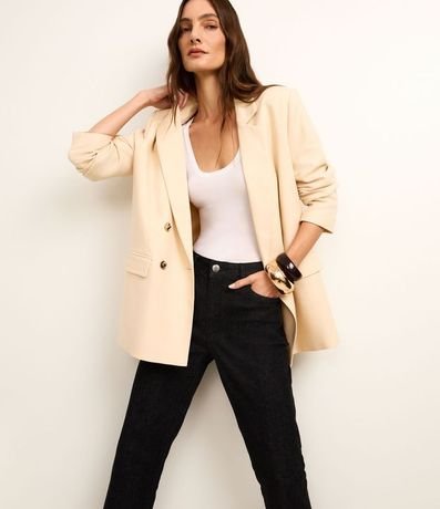 Pantalón Recto Jeans con Elastano 6