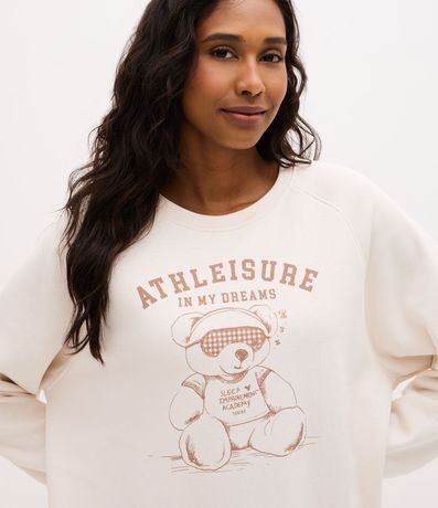 Blusa de Pijama en Algodón con Estampado Osito Athleisure 2