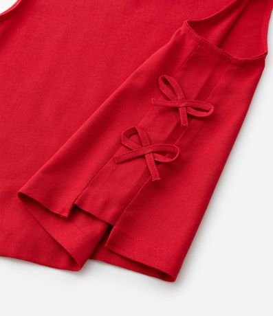 Blusa Infantil sin Mangas con Lacitos - Talle 7 a 14 años 6