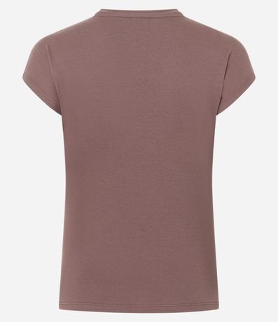 Blusa Básica en Rib con Hombro Caído 5