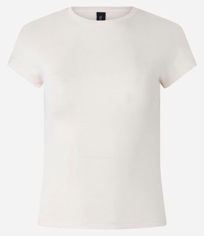 Blusa Básica en Rib con Hombro Caído 5