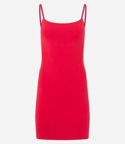 Vestido Básico en Cotton con Breteles Finos 6