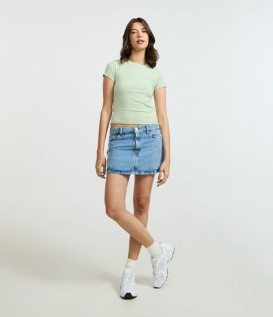 Blusa Básica Justa y Alargada en Rib 2