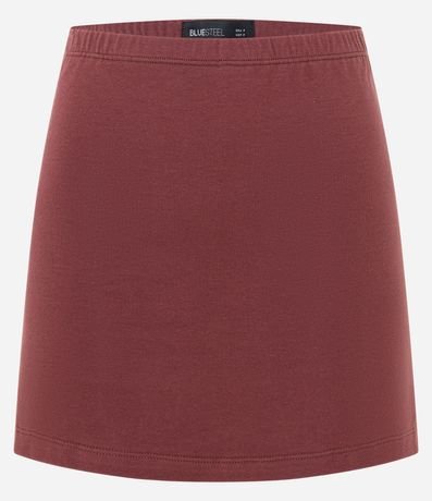 Short Pollera en Cotton con Cintura Elástica 5