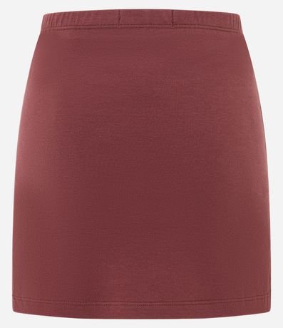 Short Pollera en Cotton con Cintura Elástica 6