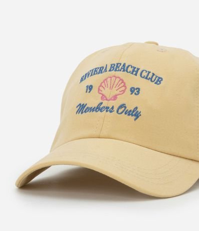Gorra Aba Curva en Sarga con Bordado Riviera Beach Club 5