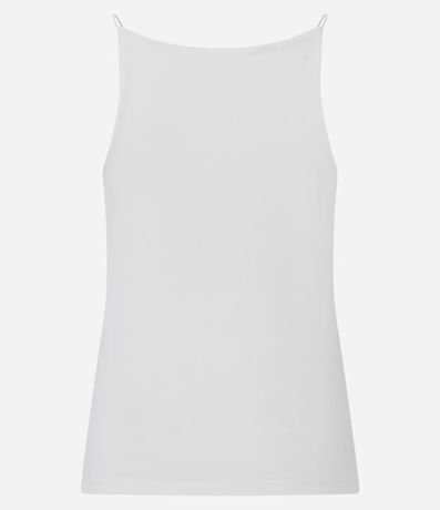 Blusa sin Manga con Escote Halter y Alça Elástico 6