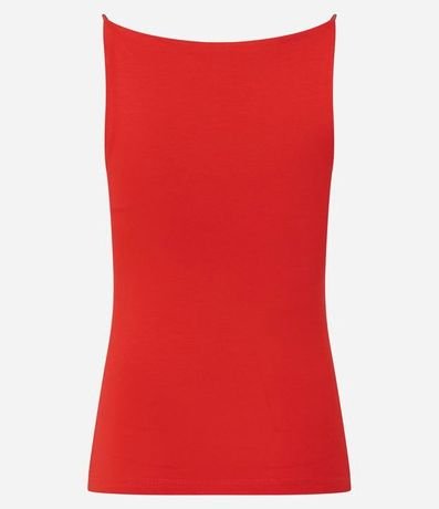 Blusa sin Manga con Escote Halter y Alça Elástico 7