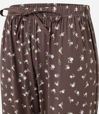 Pantalón de Pijama Jogger Peach Touch con Lazo en la Cintura 2