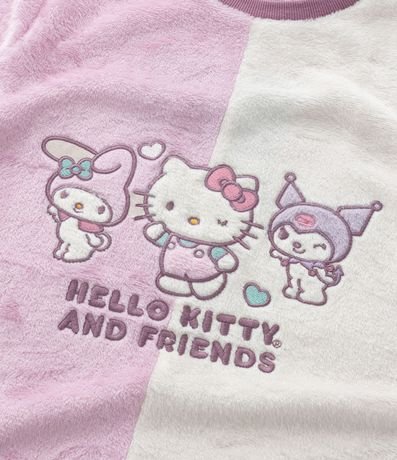 Pijama Infantil Largo con Hello Kitty en Relieve – Talle 5 a 14 años 11