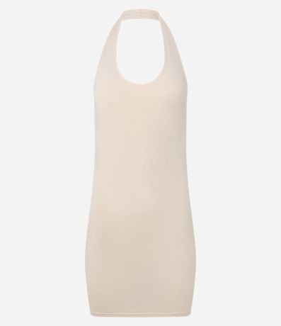 Vestido Corto en Algodón en Frente Unica 5