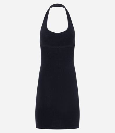 Vestido Corto en Algodón en Frente Unica 7