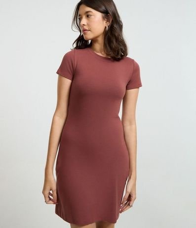 Vestido Corto en Rib Básico 4