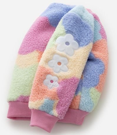 Pijama Infantil en Sherpa con Buzo y Pantalón Estampado – Talle 1 a 6 años 11