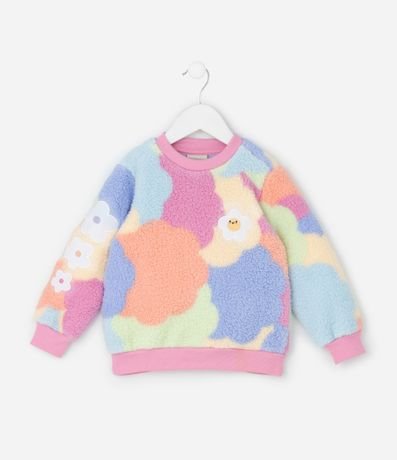 Pijama Infantil en Sherpa con Buzo y Pantalón Estampado – Talle 1 a 6 años 2