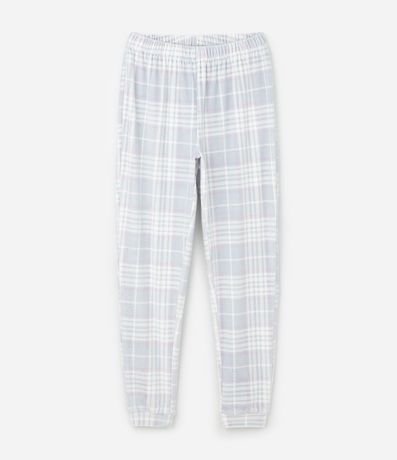 Pijama Infantil Canelado College con Pantalón de Cuadros – Talle 7 a 16 años 4
