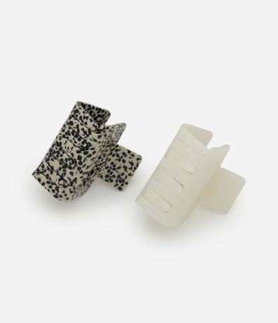 Kit 02 Pinza para el Pelo Formato Rectangular 2