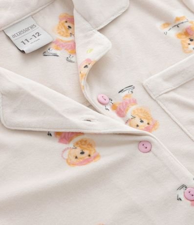 Pijama Infantil Blusa y Pantalón con Estampa de Oso  – Talle 4 a 16 años 9