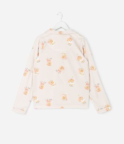 Pijama Infantil Blusa y Pantalón con Estampa de Oso  – Talle 4 a 16 años 4