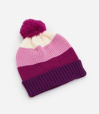 Gorro Infantil en Punto con Efecto Degradé – Talle U