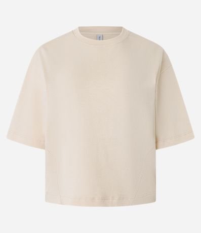 Blusa Básica en Algodón con Bajo Ajustada 7