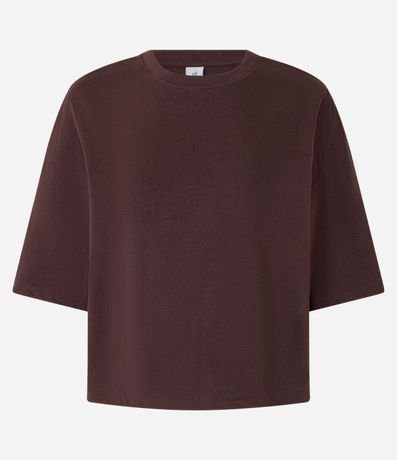 Blusa Básica en Algodón con Bajo Ajustada 4