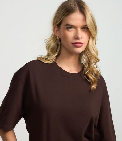 Blusa Básica en Algodón con Bajo Ajustada 3
