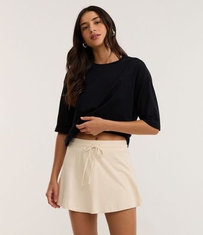 Short Pollera en Malla con Cintura Elástica 3