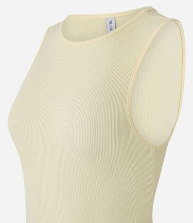 Body Básico en Rib con Cuello Halter 6