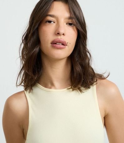 Body Básico en Rib con Cuello Halter 4