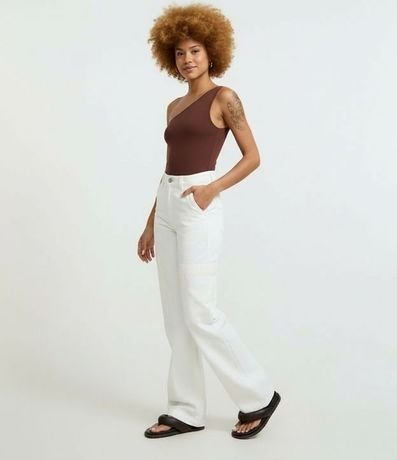 Body Hombro Único en Microfibra 4