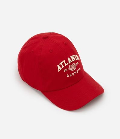 Gorra Aba Curva en Sarga con Bordado Atlanta 2