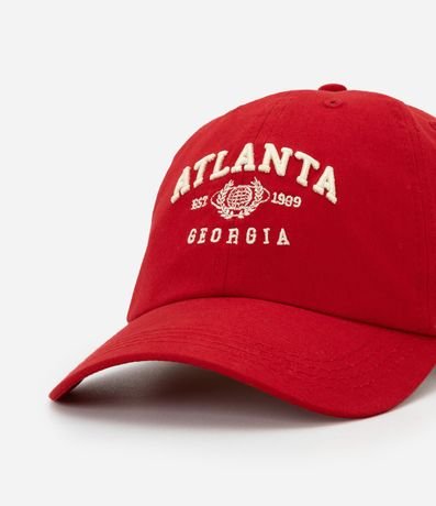 Gorra Aba Curva en Sarga con Bordado Atlanta 5