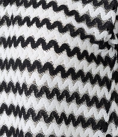 Blusa Boxy con Cuello Polo en Punto 7