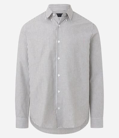 Camisa Regular en Oxford con Rayas 8