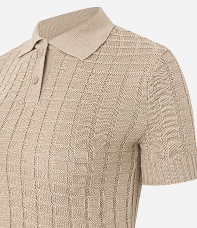 Blusa Polo en Punto con Textura 5