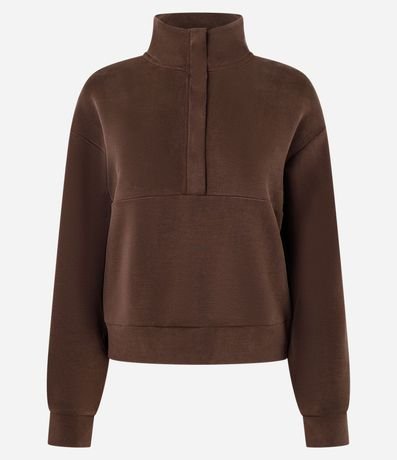 Buzo Algodón con Cuello Alto 4