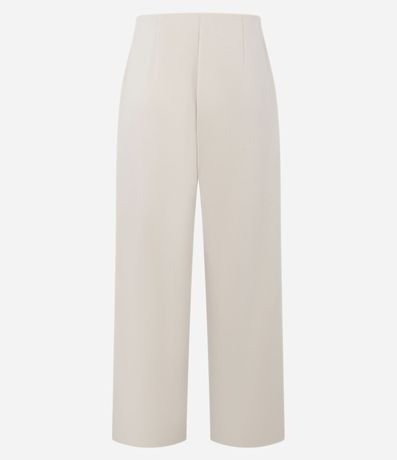 Pantalón Recto en Modal con Cintura Alta 7