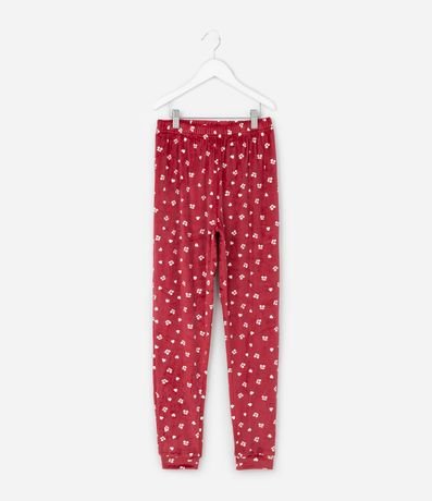 Pijama Infantil de fleece con Estampa y Bordado – Talle 8 a 16 años 8