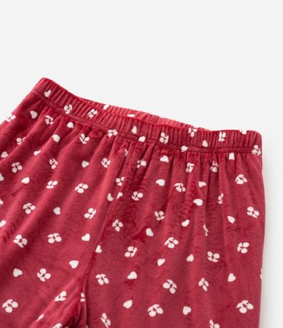 Pijama Infantil de fleece con Estampa y Bordado – Talle 8 a 16 años 12