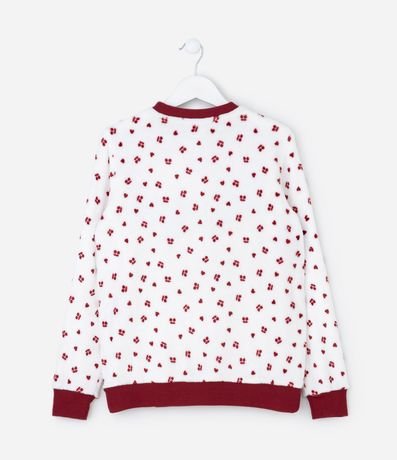 Pijama Infantil de fleece con Estampa y Bordado – Talle 8 a 16 años 3