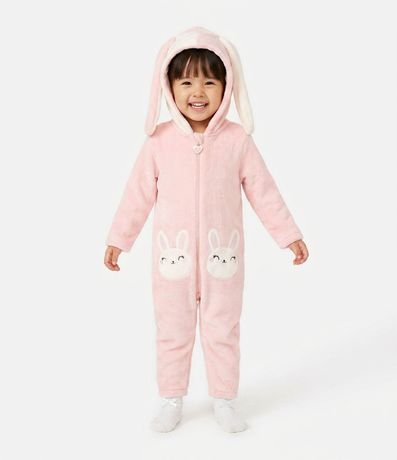 Pijama Jumper Infantil Conejito con Orejas en la Capucha – Talle 2 a 8 años 1