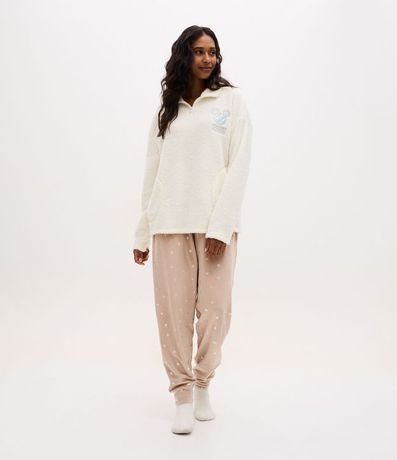 Pijama Calentito en Sherpa con Bordado Mickey Mouse 2