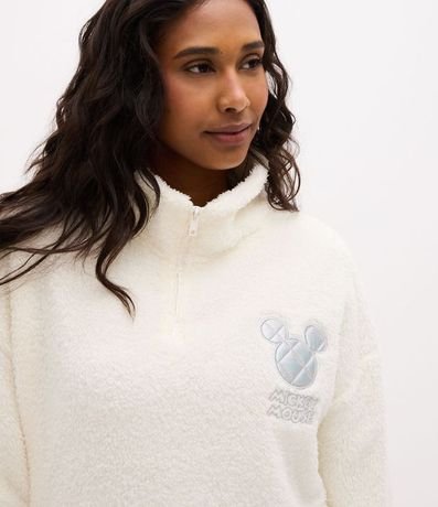 Pijama Calentito en Sherpa con Bordado Mickey Mouse 3