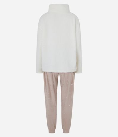 Pijama Calentito en Sherpa con Bordado Mickey Mouse 3