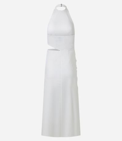Vestido New Midi Frente única en Bengalina con Cutout 7